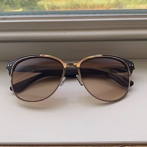 Nanette Lepore Nn132 Metal UV Protective Round Sunglasses